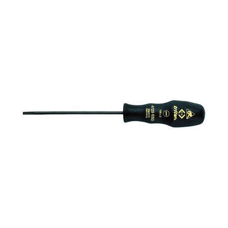 C.K Triton ESD Screwdriver Slotted Parallel Tip 5x250mm T4725ESD-10